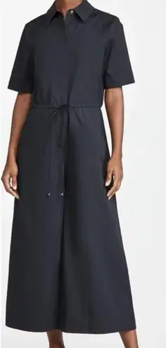 STAUD Ludo Wide Leg Jumpsuit Black Cotton Spandex Utility Size Large