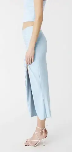 Bardot Annabella Midi Skirt In Cornflower Blue Women’s Size 8 US Medium M