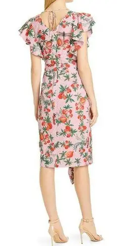 PatBO Ruffle Belted Cocktail Dress (US/6) Size undefined