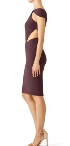 AQ/AQ  Mulberry Aura Dress Cutout Sheath Party Cocktail Womens Size US 6