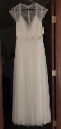 NWT Encore by Watters gown White Size 8