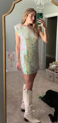 Nasty Gal Bachelorette Embellished Sequin Dress 