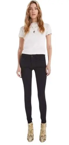 MOTHER THE LOOKER NOT GUILTY BLACK STRETCH JEANS PANTS 24