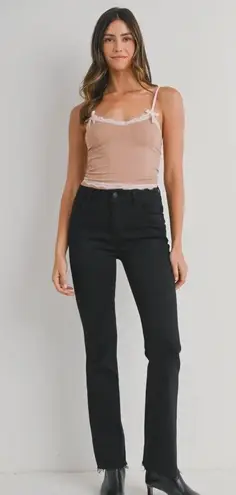 Just Black NWT denim black flare jeans