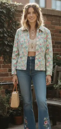 Liz Claiborne Vintage cottage core vintage jacket cottage core