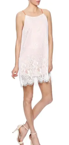 Hem & Thread NWT Boutique Lace Overlay Mini Dress