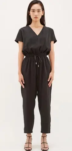 The Editor’s Market Moll V-Neck Jumpsuit in Black