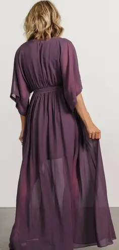Baltic Born Kia Kimono Vintage Plum Maxi Dress