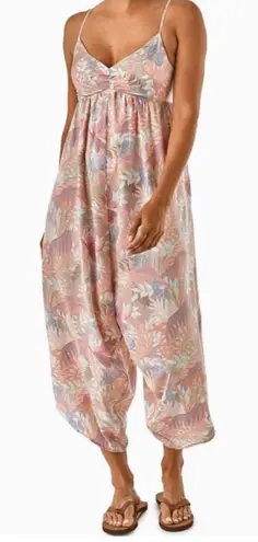 Patagonia  Lost Wildflower Jumpsuit‎ pink Jurassic Ferns: Pelican lightweight S
