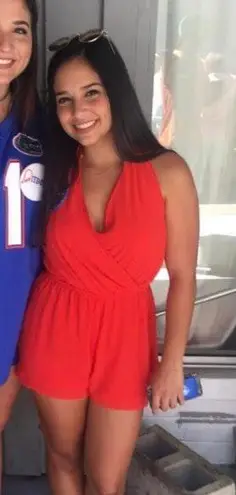 One Love Clothing Orange Romper