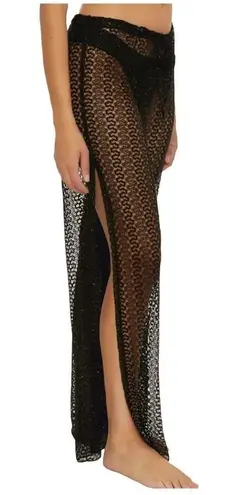 Becca by Rebecca Virtue size L nylon lace beach coverup.