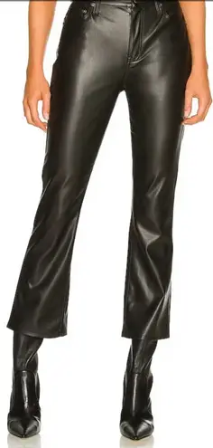 Pistola NWOT Lennon Vegan Leather Cropped Bootcut High-Rise Pant - 32 (see desc)