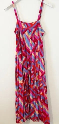 Abel the label  Colorful Pink Maxi Dress Anthropologie Size XS - Image 1