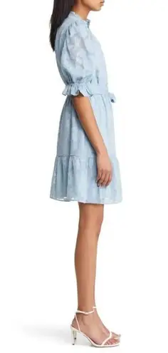 Eliza J Floral Jacquard Belted Dress, Size 12, $138