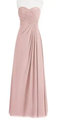 Azazie sz 6 pink Arabella Allure maxi long ball gown NWT