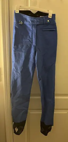 Tyrolia by Head Women's Pants Wool Stirrup Leggings Snowboard Ski Size 12 Blue