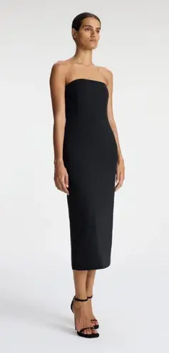 A.L.C. NEW NWT  Elizabeth Strapless Midi Dress In Black