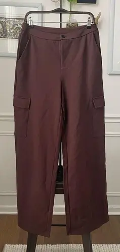 NWT OGL Move Brown Wide Leg Cargo Pants $65 L Brown Size L