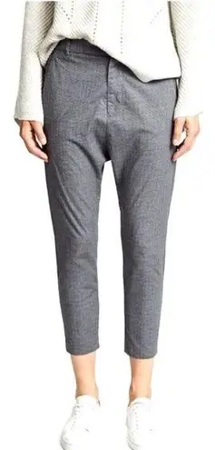 NILI LOTAN Paris Trouser Pants In Grey Prince Of Wales Gray Size 6