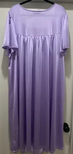 Only Necessities Purple Plus Size Midi Lace