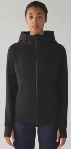 Lululemon Scuba Hoodie Light Cotton Fleece in Black Size 4