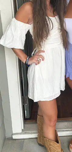 Lulus White Off The Shoulder Romper