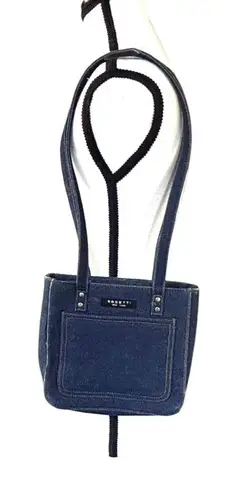 Rosetti 90'S vintage Mini Blue Jeans Denim Pocket Shoulder NY bag