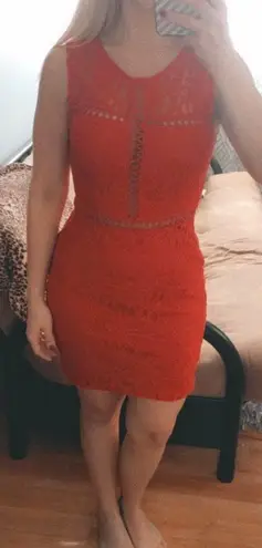 Dillard's Short Red Formal Dress