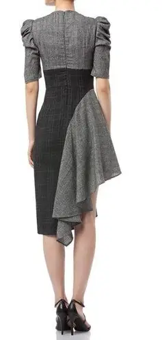 AMUR Uma Dress Grey/Charcoal Black Size 6