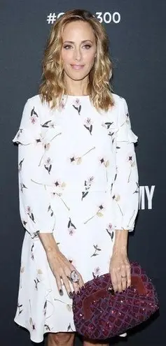 Shoshanna ANTHROPOLOGIE Floral Mini White Dress Sz 8