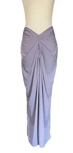 Unbranded Purple Elastic Drop Waist Mermaid Skirt Size M