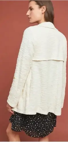 Anthropologie  Cream Dolan‎ Left Coast Gwyneth Jacket Size Large Boucle Tweed - Image 1