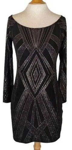 Jump NWT Vintage  Apparel Roaring 20s Gatsby Mini Dress Glitter  USA Made XS