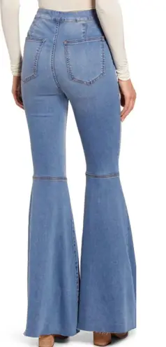 Max jeans 🆕 Super Flared Light Blue Bell Bottoms 11🆕