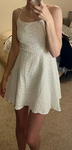 White Fit and Flare Dress