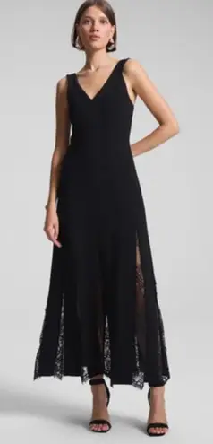 ALC Frank New! A.L.C. Emmie Black Midi Dress Lace sz 8 $795