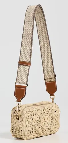 Tory Burch MINI MILLER RAFFIA CROSSBODY BAG