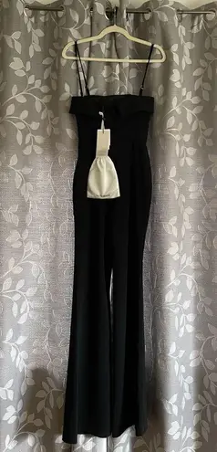 NADINE MERABI Sabrina Black Jumpsuit Size XS
