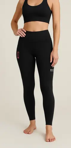 BYLT Women's Leggings Size XS Black Pink Essential Performance EUC