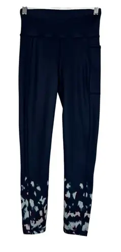 Sweaty Betty Women's Blue Super Sculpt Pocket 7/8 Legging Pants Size 2 (…