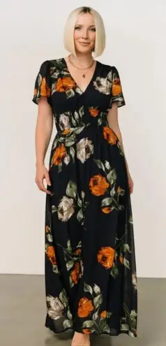 Baltic Born NWT Birdie Midnight Navy Floral Maxi Dress 3X