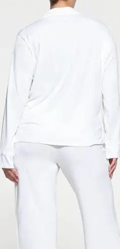 SKIMS Spa Button Up Sleep Top in Snow Size 2X NWT