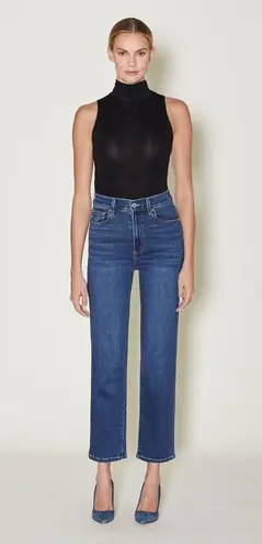 NWT Le Jeans Los Angeles Sz.25 Designer Denim Cropped Sabine High Waisted Blue