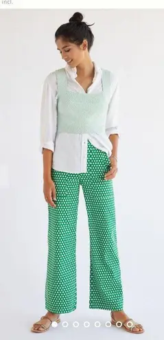 Maeve Colette Cropped Wide-Leg Pants SZ 4