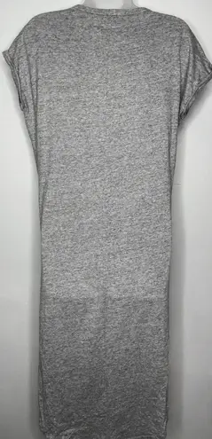 Heart & Hips Side Slits Dress in Heather Gray, Size Small