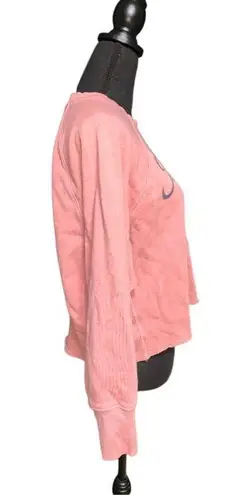 Sundry Merci Sweatshirt Raglan Sleeve Cropped Frayed Hem S