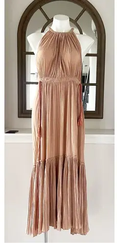 ALC Frank A.L.C. Ella Pleated Midi Dress REVOLVE, Size 0 New w/Tag Retail $695