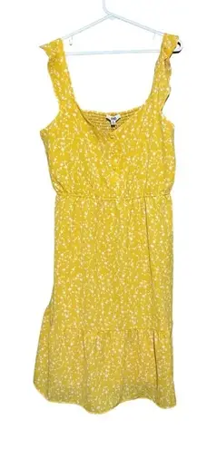 NWT BB Dakota Steve Madden Yellow Floral Dress Size XL