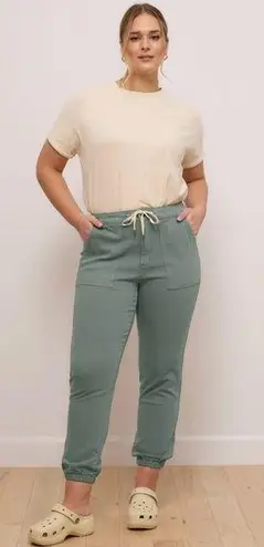 Yoga jeans MALIA RELAXED JEANS JOGGER / LAUREL WREATH green size 32