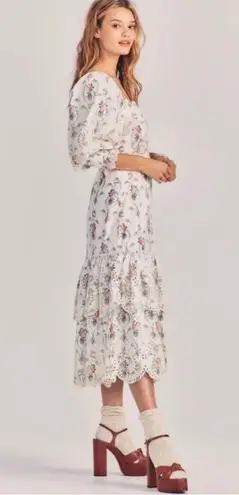 Love Shack Fancy eyelet ruffle dress NEW